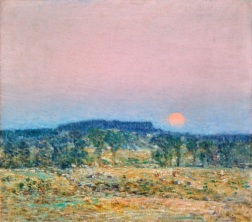 Childe Hassam, Maansopkomst in September, 1900