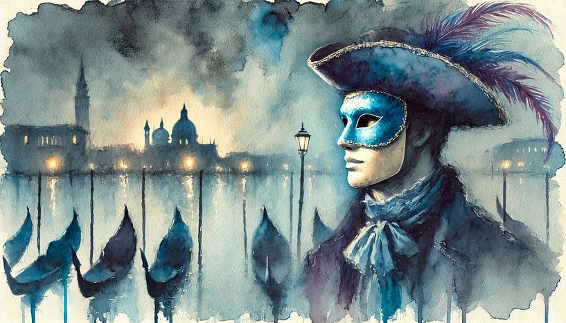 Venetian mask by Nicolette Vermeulen