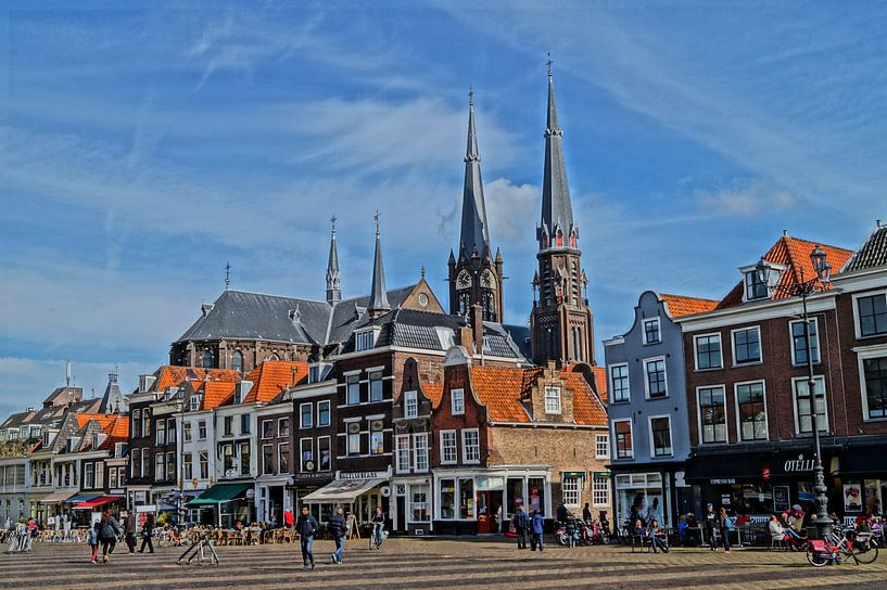 Markt Delft van Rico Heuvel