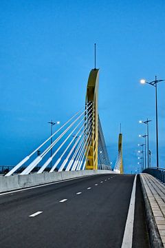 Lines and light on a Vietnamese bridge by Frank Photos