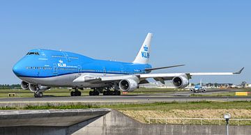 KLM Boeing 747-400 Stadt Shanghai. von Jaap van den Berg