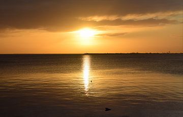 Zonsopgang Volendam van Annemarie Kroon