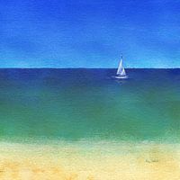 Geniesse die Stille Acrylgemälde