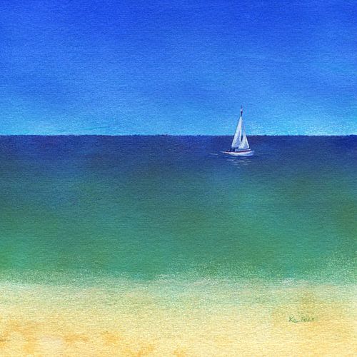 Geniesse die Stille Acrylgemälde