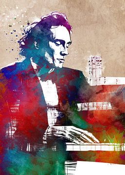 Pianist musicus kunst #pianist van JBJart Justyna Jaszke