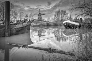 De Rijn en Lek, korenmolen - Wijk bij Duurstede sur Mart Houtman