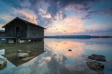 Sommerabend am Kochelsee von Martin Wasilewski