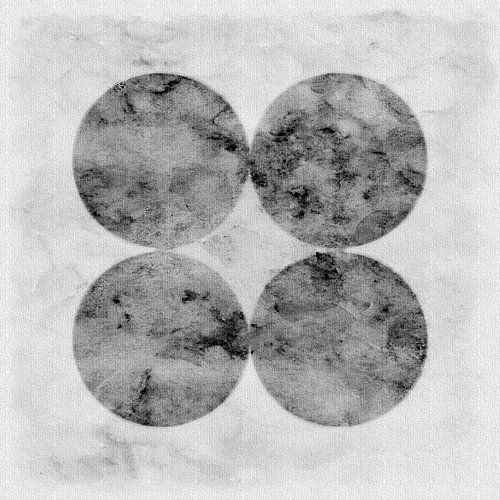 Scandinavië Scandinavisch abstract op lichtgrijs