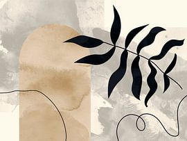 Mid Century Abstraktion von Mad Dog Art