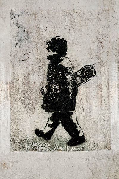 Graffiti. Skateboarder. by Alie Ekkelenkamp