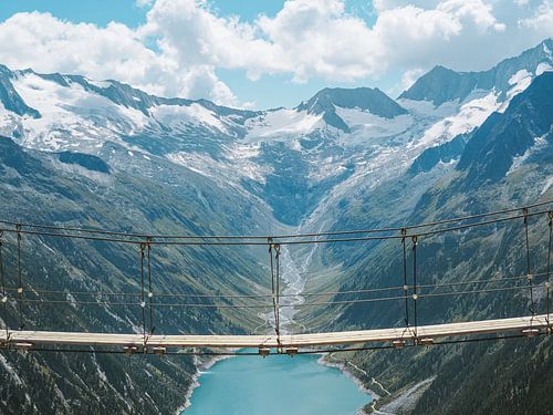 Erstaunlicher Blick auf die Olpererhütte