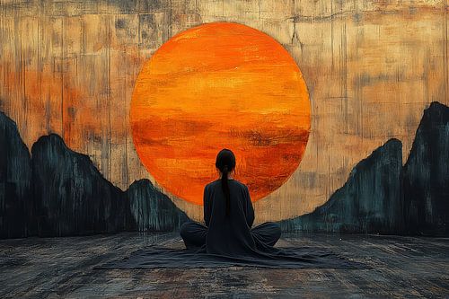 schilderachtig spiritueel meditatie