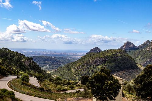 Landscape at the Coll de Soller in Mallorca