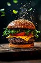 Burger indulgence by Poster Art Shop thumbnail