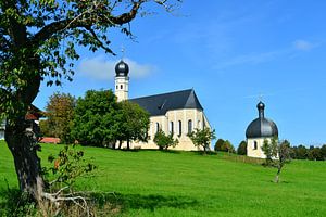 Église de pèlerinage St. Marinus et Anian sur l'Irschenberg