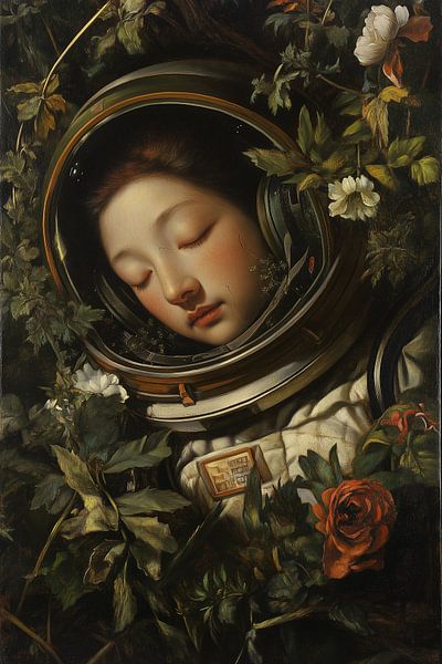 Sleeping Astronaut by Computer Dreams