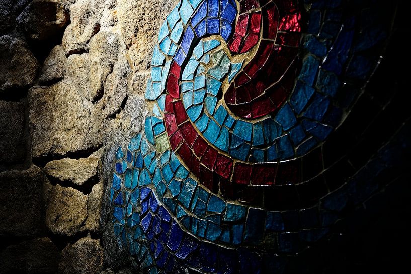 Buntes Mosaikspiel von Poster Art Shop