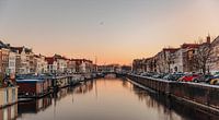 Winter canal in Middelburg