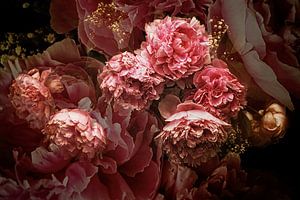 Peony Abundance - Rosa Gold