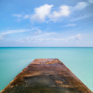 A pier in the Caribbean by Vincent L.
