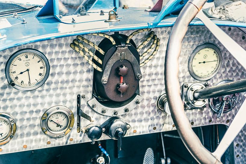 Bugatti Type 35 klassischer Rennwagen Armaturenbrett von Sjoerd van der Wal Fotografie