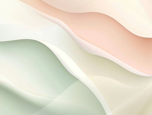 Œuvre d'art abstraite et douce