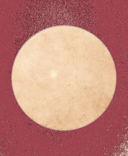 Maan in zacht licht in natuurlijke kleuren