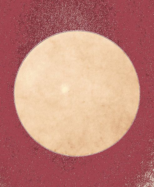 Moon in Soft Light in Natural Colors by Mad Dog Art