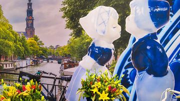 Toeristisch beeld Amsterdam van Digital Art Nederland