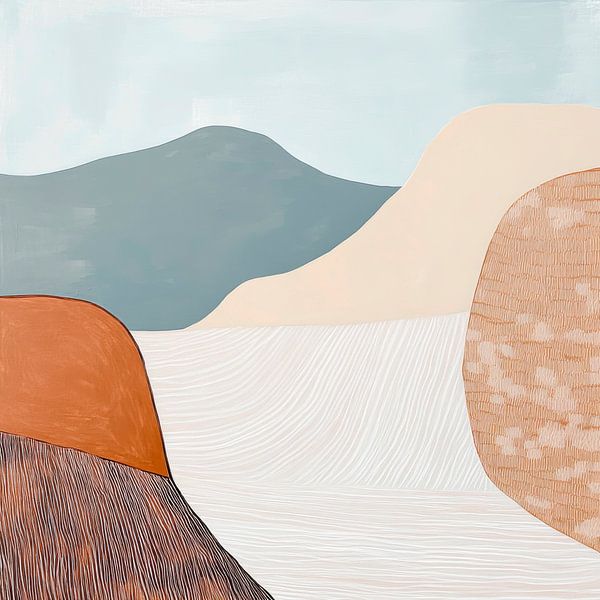 Colourful landscapes of silence by Poster Art Shop