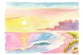 South Carolina Little Island Strand und Dünen bei Sonnenaufgang