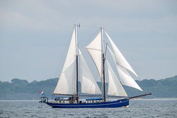 Traditional sailing ship on the Bay of Eckernförde