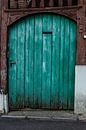 Oude blauw groene deur van Stadspronk thumbnail