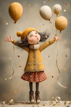 The carnival girl by Heike Hultsch