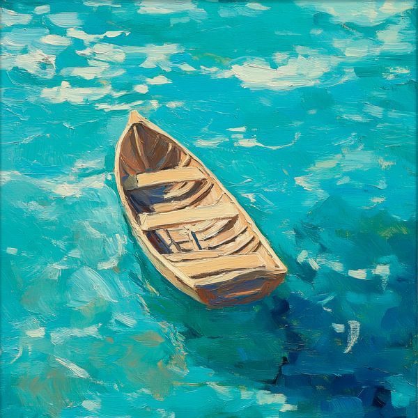 Des temps calmes sur une mer bleue par Poster Art Shop