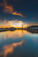 Flushing sunset