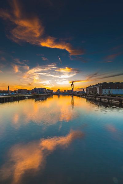 Flushing sunset by Andy Troy