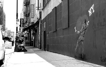I love NY - graffiti (New York City) van Marcel Kerdijk