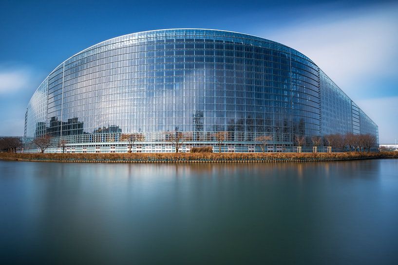 European Parliament in Strasbourg by Daniel Pahmeier