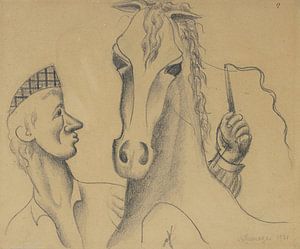 Roger de La Fresnaye - Tude für 'L'Écossais' (1921)