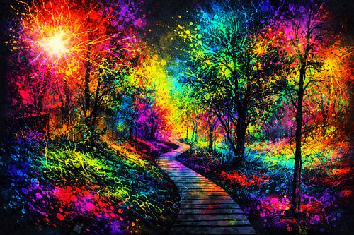 Trail Through the Chromatic Forest
