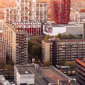 Le Centre de Rotterdam vu d'en haut sur Annemieke Klijn
