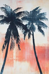 Unter der Palme rot
