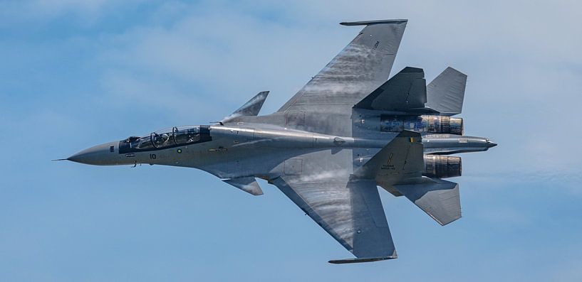 Malaysia Air Force's Sukhoi SU-30MKM. by Jaap van den Berg