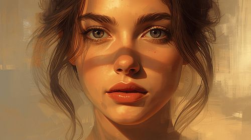 Portrait in golden light