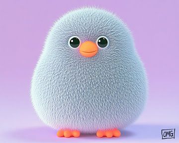 Kuiken | Cute Overload, Fluffy Charm van OMG Art