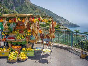 Obst- und Gemüseverkauf an der Amalfitana