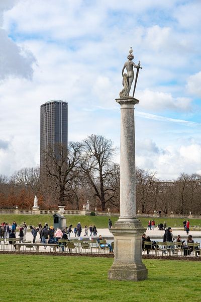 David-Statue im Jardin du Luxembour von Ron Poot