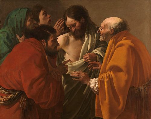 De ongelovige Thomas, Hendrick ter Brugghen, ca. 1622