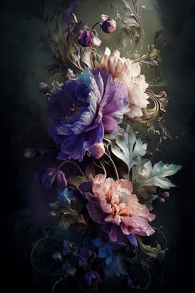 Blumen mit barockem Touch Nr.5 von Studio BB